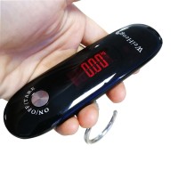 Hot Black Electronic Portable Travel Weighing Scale